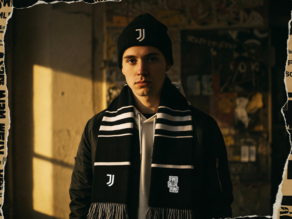 JUVE BERRETTO NERO, ADULTO | Ellepiu